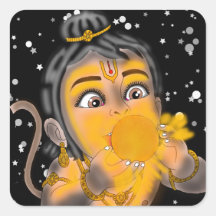 Adesivos do Menino Hanuman