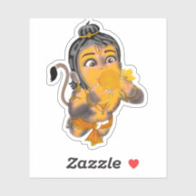 Adesivos do Menino Hanuman