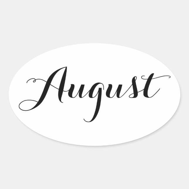 Adesivos do Mês: Agosto (Frente)