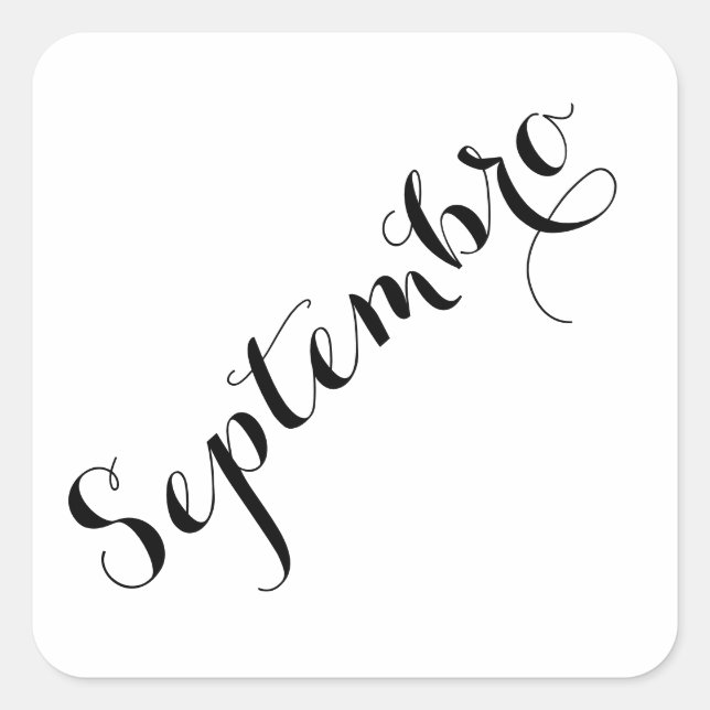 Adesivos do Mês de Esperanto - Septembro (Setembro (Frente)