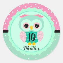 Adesivos do Mês do Bebê