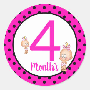 Adesivos do Mês do Bebê