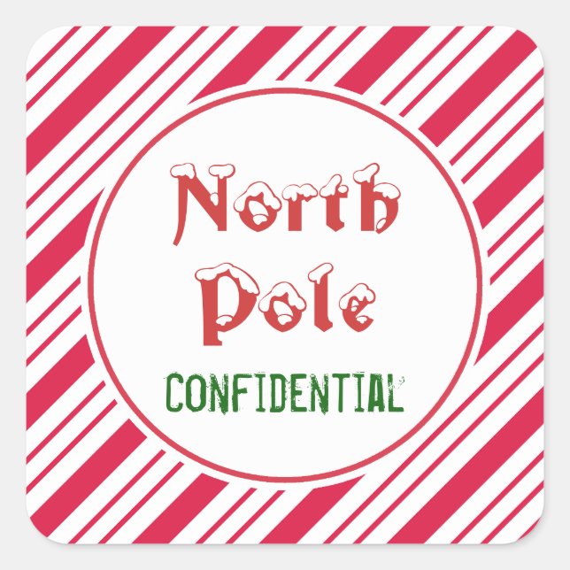 Adesivos do North Pole Confidential (Frente)