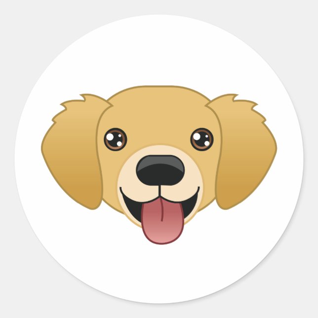 Adesivos do ouro Retriever (Frente)