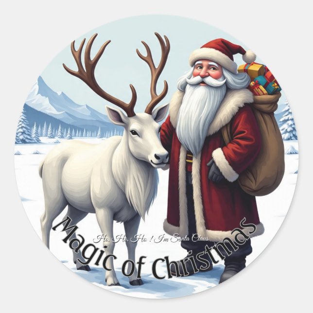 Adesivos do Papai Noel (Frente)