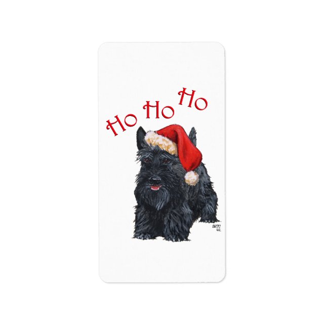 Adesivos do Papai Noel Scottie! (Frente)