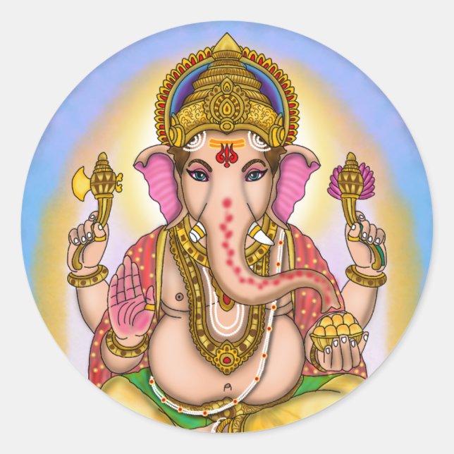 Adesivos do Senhor Ganesha (Frente)
