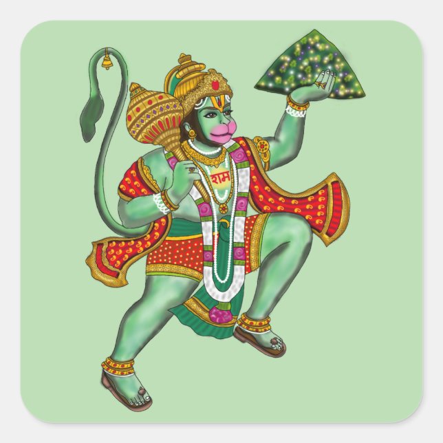 Adesivos do Senhor Hanuman (Frente)