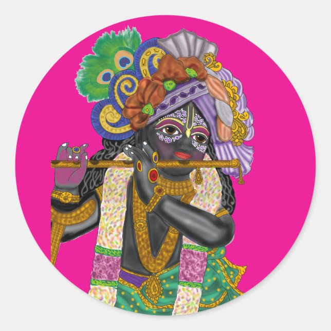 Adesivos do Senhor Krishna (Frente)