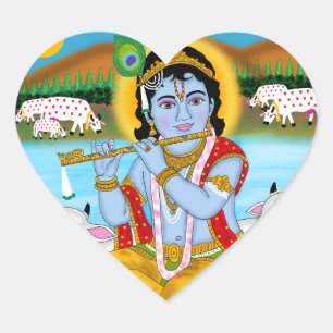 Adesivos do Senhor Krishna