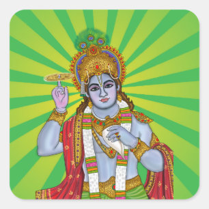 Adesivos do Senhor Krishna