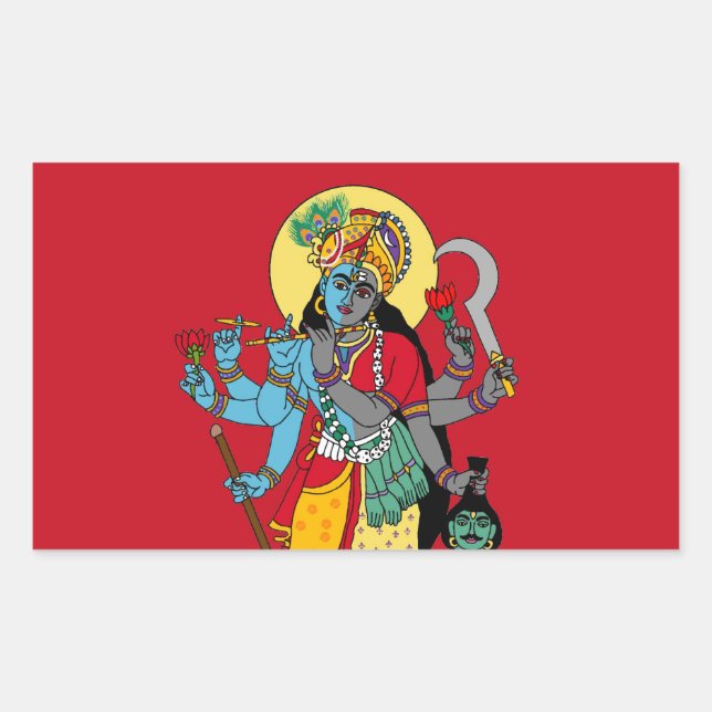 Adesivos do Senhor Krishnakali (Frente)