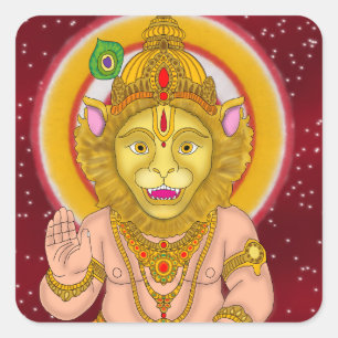 Adesivos do Senhor Narsimha