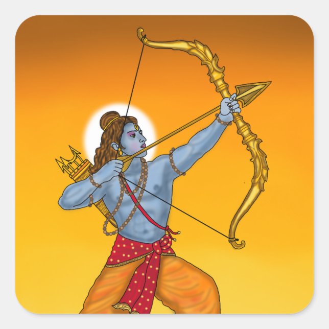 Adesivos do Senhor Rama (Frente)