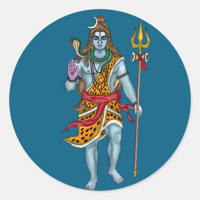 Adesivos do Senhor Shiva (Frente)