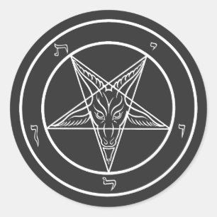 Adesivos do Sigilo de Baphomet CoS