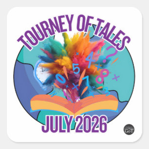 Adesivos do Torneio de Contos de Julho de 2026
