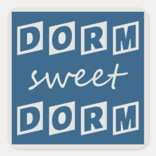 Adesivos "Dorm Sweet Dorm"