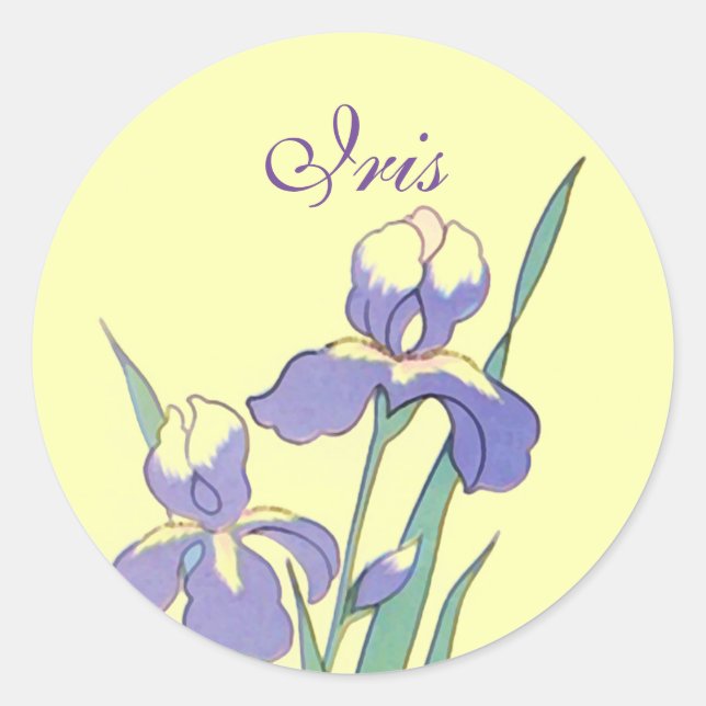 Adesivos Dot Iris Personalizados Selos Personaliza (Frente)