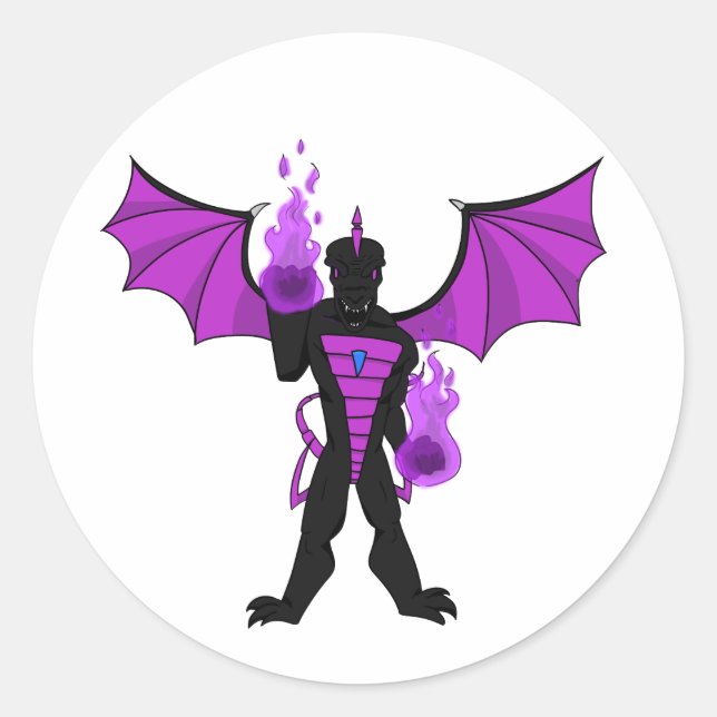 Adesivos Dusk Dragon (Frente)