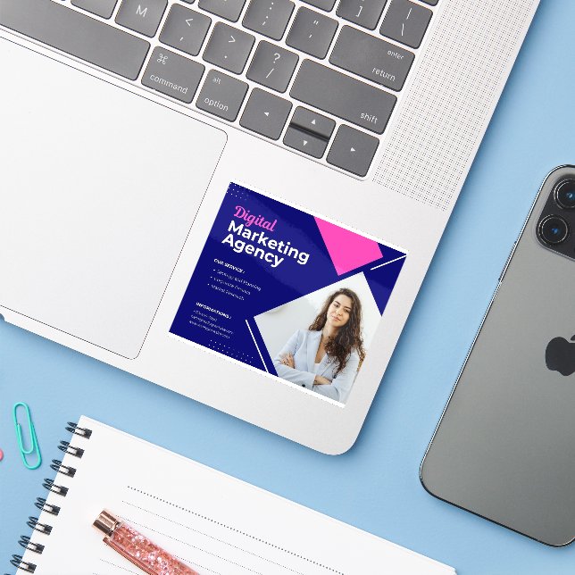 Adesivos e Etiquetas (Notebook com iPhone)