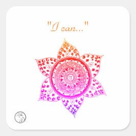 Adesivos e Etiquetas com energia Chakra