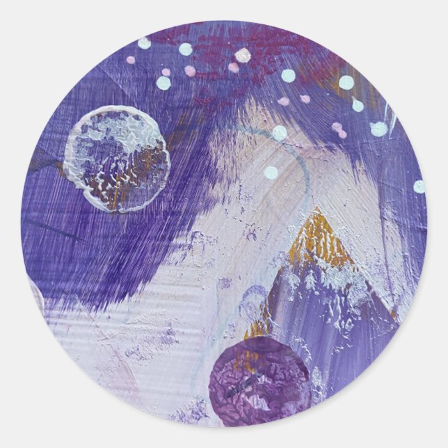 Adesivos e Selos no Design Montanha da Lua (Frente)