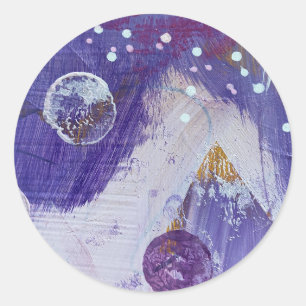 Adesivos e Selos no Design Montanha da Lua
