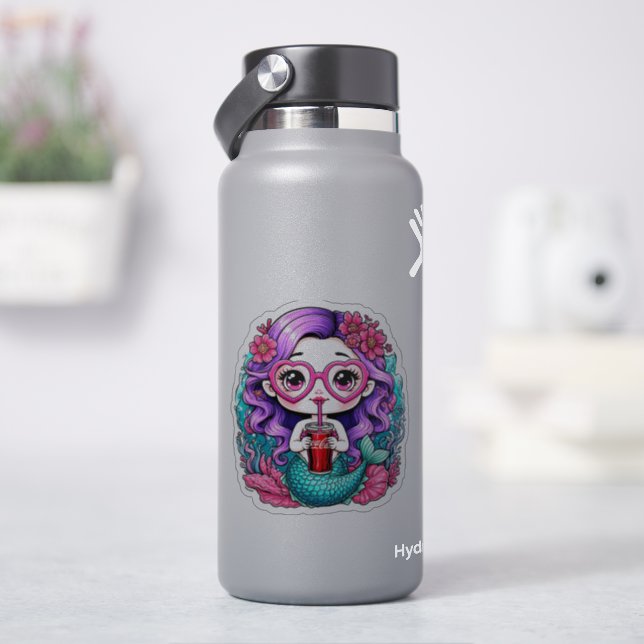 Adesivos Encantadores da Pequena Sereia (HidroFlask)