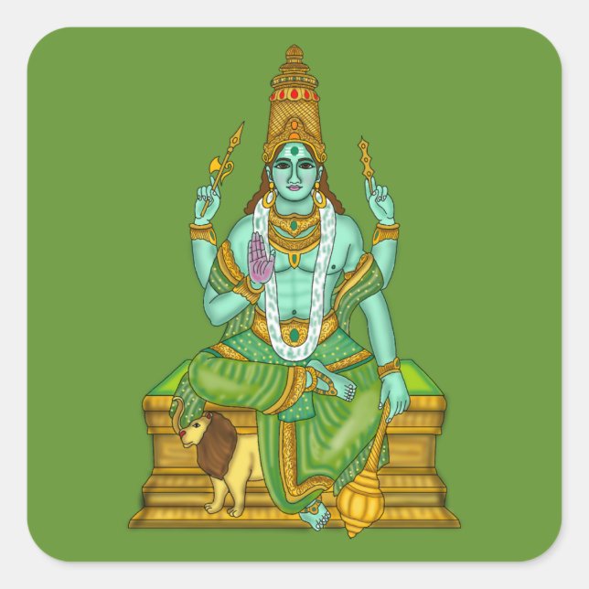 Adesivos Espirituais do Senhor Budh Dev (Frente)