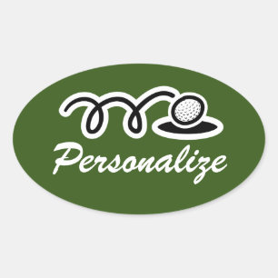 Adesivos esportivos de golfe para Festa de anivers