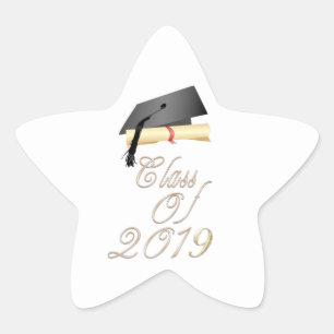 Adesivos Estrela da Turma de Formatura de 2019