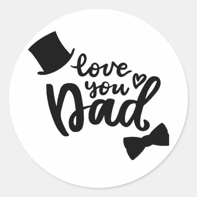 Adesivos feliz dia dos pais  (Frente)