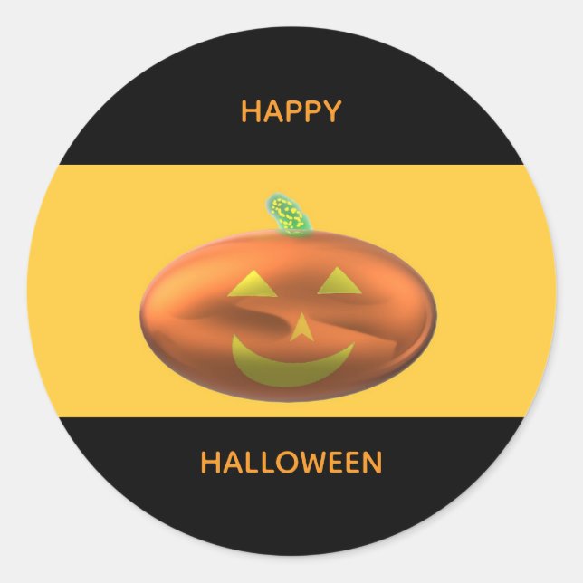 Adesivos Feliz Halloween (Frente)