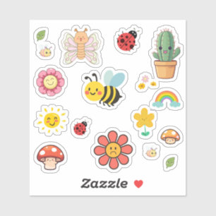 Adesivos Fofos da Natureza