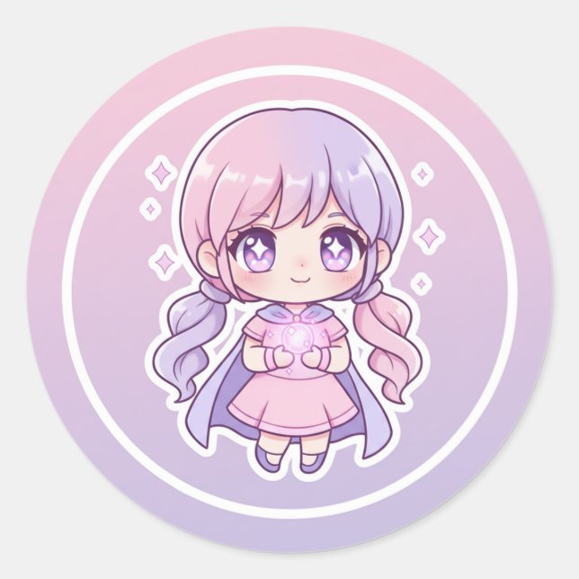 Adesivos fofos kawaii (Frente)