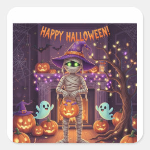 Adesivos fofos para Halloween