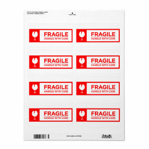 Adesivos Frágeis Manuseie com Cuidado