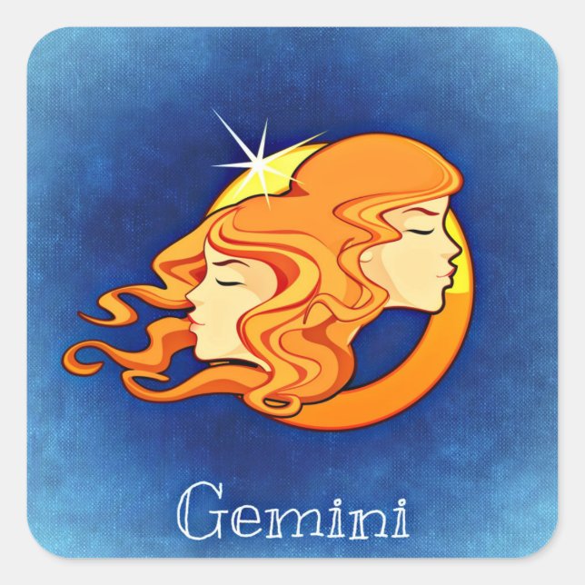 adesivos gemini zodiac (Frente)