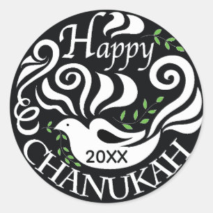 Adesivos Hanukkah (1 1/2"/3")