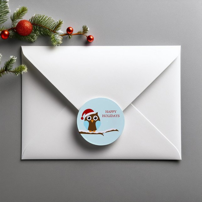 Adesivos Holiday Owl (Criador carregado)
