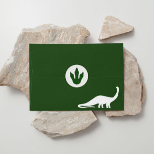 Adesivos Impressão do Dinossauro Verde
