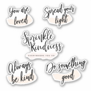 Adesivos Inspiracionais do Kindness Planner