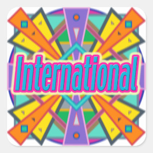 Adesivos "internacionais" de Joy Design