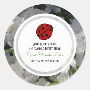 Adesivos Ladybug personalizados