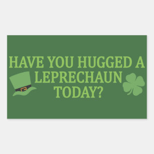 Adesivos Leprechaun Hug