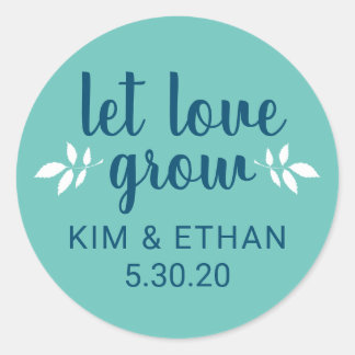 Adesivos Let Love Grow