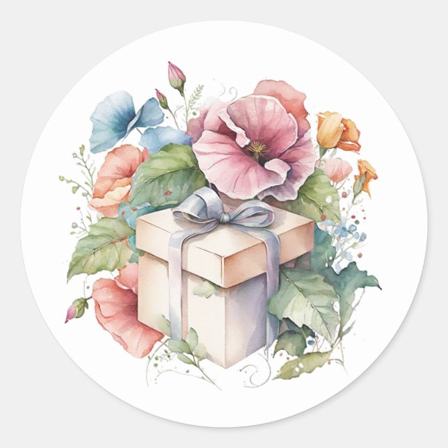 Adesivos Lindos de Aquarela (Frente)