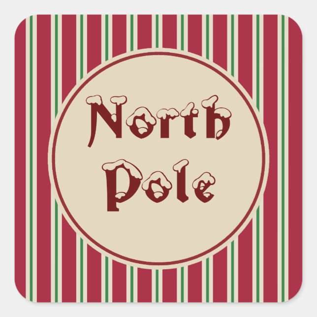 Adesivos Listrados do Polo Norte (Frente)