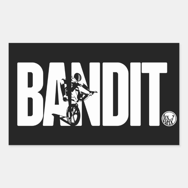 Adesivos LixBMX "Bandit" (Frente)